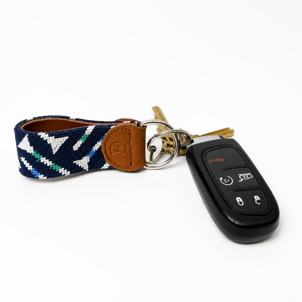 Needle Point Dancing Tees Keychain